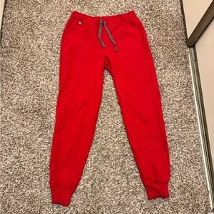 Men’s Red Tansen - Jogger Scrub Pants